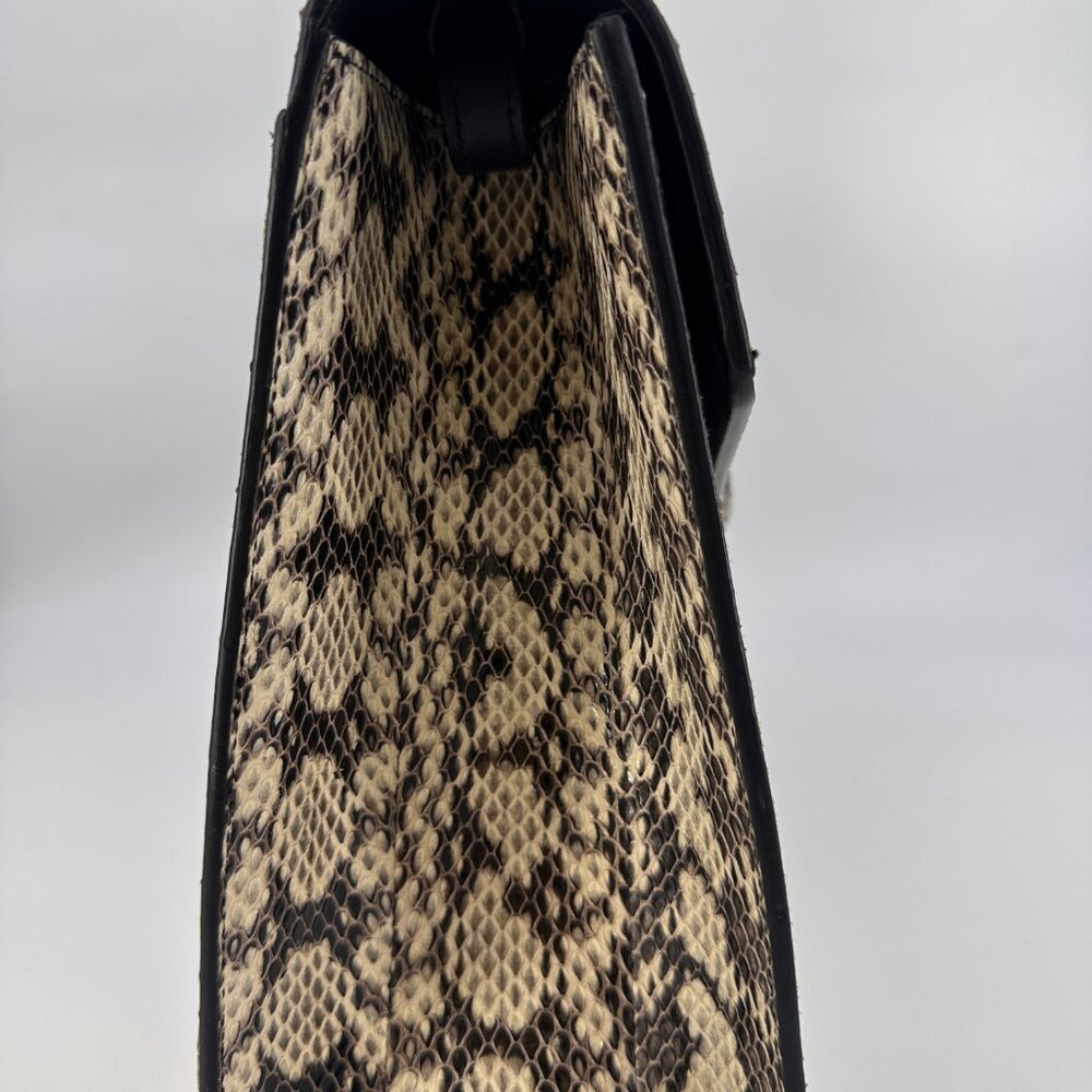 Gucci Snakeskin Small Lilith Bamboo Top Handle Bag - Picture 6 of 14